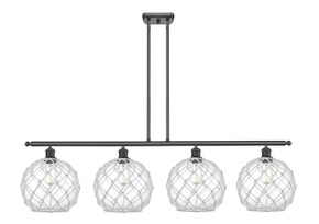Linear/Island 4 Light + by Innovations ( 405 | 516-4I-BK-G122-10RW Ballston ) 