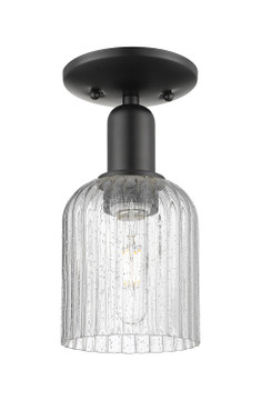 Semi-Flush Mts. Glass Down by Innovations ( 405 | 716-1C-BK-G559-5SDY Arcadia ) 