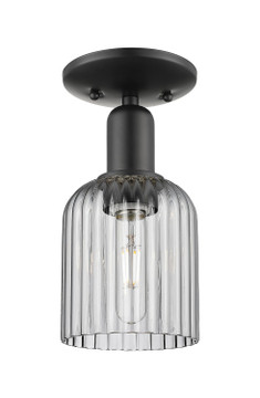 Semi-Flush Mts. Glass Down by Innovations ( 405 | 716-1C-BK-G559-5SM Arcadia ) 