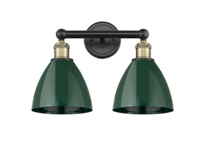 Bathroom Fixtures Two Lights by Innovations ( 405 | 616-2W-BAB-MBD-75-GR Edison ) 