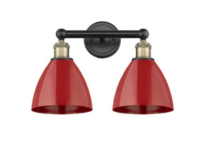 Bathroom Fixtures Two Lights by Innovations ( 405 | 616-2W-BAB-MBD-75-RD Edison ) 