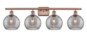Bathroom Fixtures Four Lights by Innovations ( 405 | 516-4W-AC-G1213-8SM Ballston ) 
