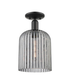 Semi-Flush Mts. Glass Down by Innovations ( 405 | 716-1C-BK-G559-8SM Arcadia ) 