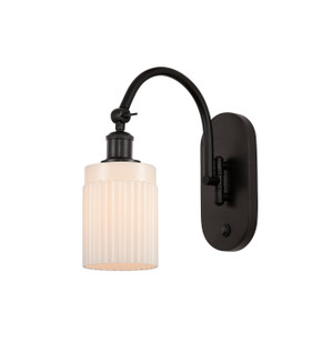 Sconces Single Glass by Innovations ( 405 | 518-1W-OB-G341 Ballston ) 