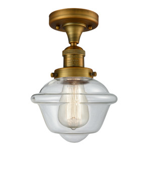 Semi-Flush Mts. Glass Down by Innovations ( 405 | 517-1CH-BB-G532-LED Franklin Restoration ) 