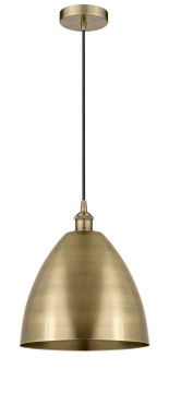 Pendants Metal Shade by Innovations ( 405 | 616-1P-AB-MBD-12-AB-LED Edison ) 