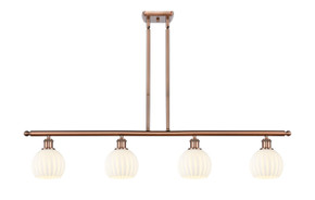 Linear/Island 4 Light + by Innovations ( 405 | 516-4I-AC-G1217-6WV Ballston ) 