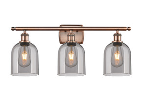 Bathroom Fixtures Three Lights by Innovations ( 405 | 516-3W-AC-G558-6SM Ballston ) 