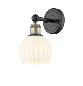 Sconces Single Glass by Innovations ( 405 | 616-1W-BAB-G1217-6WV Edison ) 