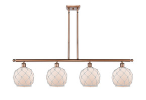Linear/Island 4 Light + by Innovations ( 405 | 516-4I-AC-G121-8RW Ballston ) 