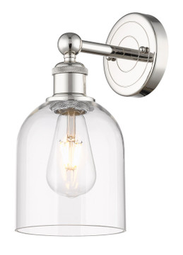 Sconces Single Glass by Innovations ( 405 | 616-1W-PN-G558-6CL Edison ) 