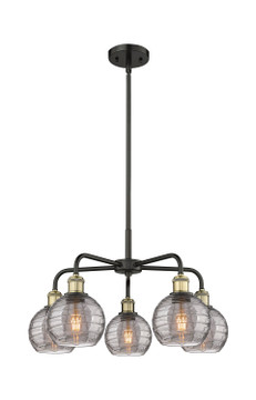 Mid. Chandeliers Glass Down by Innovations ( 405 | 516-5CR-BAB-G1213-6SM Ballston ) 