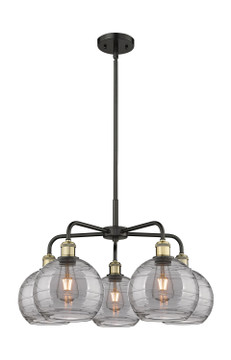 Mid. Chandeliers Glass Down by Innovations ( 405 | 516-5CR-BAB-G1213-8SM Ballston ) 