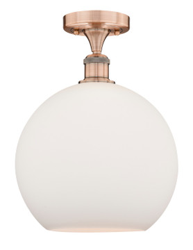 Semi-Flush Mts. Glass Down by Innovations ( 405 | 616-1F-AC-G121-12 Edison ) 