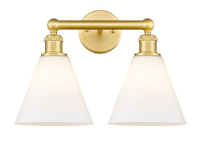 Bathroom Fixtures Two Lights by Innovations ( 405 | 616-2W-SG-GBC-81 Edison ) 