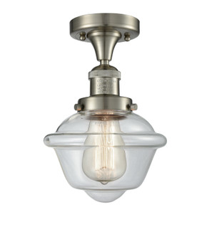 Semi-Flush Mts. Glass Down by Innovations ( 405 | 517-1CH-SN-G532-LED Franklin Restoration ) 