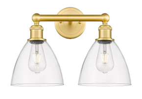 Bathroom Fixtures Two Lights by Innovations ( 405 | 616-2W-SG-GBD-752 Edison ) 