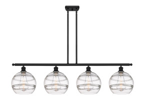 Linear/Island 4 Light + by Innovations ( 405 | 516-4I-BK-G556-10CL Ballston ) 