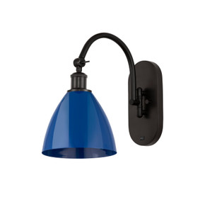 Sconces Metal by Innovations ( 405 | 518-1W-OB-MBD-75-BL Ballston ) 