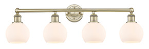 Bathroom Fixtures Four Lights by Innovations ( 405 | 616-4W-AB-G121-6 Edison ) 