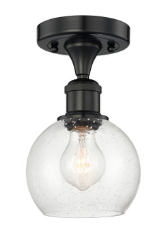 Semi-Flush Mts. Glass Down by Innovations ( 405 | 616-1F-BK-G124-6 Edison ) 