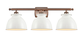 Bathroom Fixtures Three Lights by Innovations ( 405 | 516-3W-AC-M14-W Ballston ) 