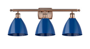 Bathroom Fixtures Three Lights by Innovations ( 405 | 516-3W-AC-MBD-75-BL Ballston ) 