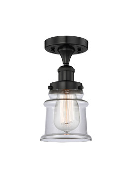 Semi-Flush Mts. Glass Down by Innovations ( 405 | 616-1F-BK-G182S Edison ) 