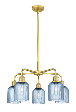Mid. Chandeliers Glass Down by Innovations ( 405 | 516-5CR-SG-G559-5BL Downtown Urban ) 