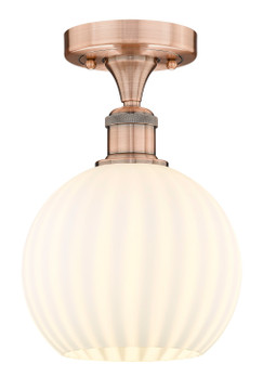 Semi-Flush Mts. Glass Down by Innovations ( 405 | 616-1F-AC-G1217-8WV Edison ) 