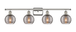 Bathroom Fixtures Four Lights by Innovations ( 405 | 516-4W-PN-G1213-6SM Ballston ) 