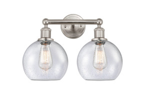 Bathroom Fixtures Two Lights by Innovations ( 405 | 616-2W-SN-G124-8 Edison ) 