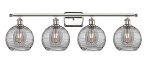 Bathroom Fixtures Four Lights by Innovations ( 405 | 516-4W-PN-G1213-8SM Ballston ) 