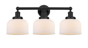 Bathroom Fixtures Three Lights by Innovations ( 405 | 616-3W-BK-G71 Edison ) 