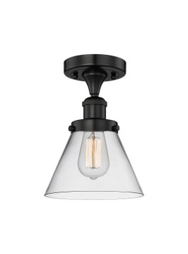 Semi-Flush Mts. Glass Down by Innovations ( 405 | 616-1F-BK-G42 Edison ) 