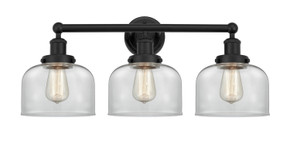 Bathroom Fixtures Three Lights by Innovations ( 405 | 616-3W-BK-G72 Edison ) 