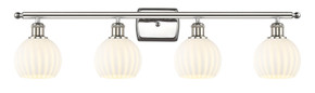 Bathroom Fixtures Four Lights by Innovations ( 405 | 516-4W-PN-G1217-6WV Ballston ) 