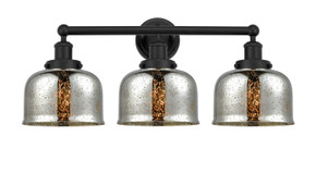 Bathroom Fixtures Three Lights by Innovations ( 405 | 616-3W-BK-G78 Edison ) 