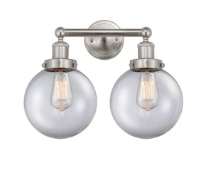 Bathroom Fixtures Two Lights by Innovations ( 405 | 616-2W-SN-G202-8 Edison ) 