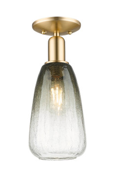 Semi-Flush Mts. Glass Down by Innovations ( 405 | 716-1C-CB-G480-6SL Arcadia ) 