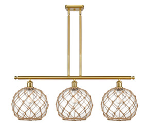 Linear/Island 3 Light Bar by Innovations ( 405 | 516-3I-SG-G122-10RB Ballston ) 