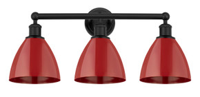 Bathroom Fixtures Three Lights by Innovations ( 405 | 616-3W-BK-MBD-75-RD Edison ) 