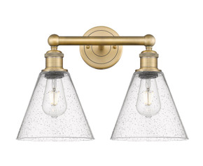 Bathroom Fixtures Two Lights by Innovations ( 405 | 616-2W-BB-GBC-84 Edison ) 