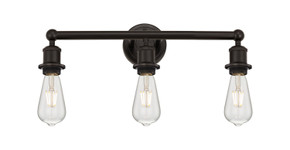 Bathroom Fixtures Three Lights by Innovations ( 405 | 616-3W-OB Edison ) 