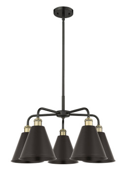 Mid. Chandeliers Glass Down by Innovations ( 405 | 516-5CR-BAB-MBC-8-BK Ballston ) 