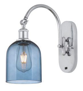 Sconces Single Glass by Innovations ( 405 | 518-1W-PC-G558-6BL Ballston ) 
