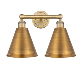 Bathroom Fixtures Two Lights by Innovations ( 405 | 616-2W-BB-MBC-8-BB Edison ) 