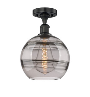 Semi-Flush Mts. Glass Down by Innovations ( 405 | 616-1F-BK-G556-10SM Edison ) 
