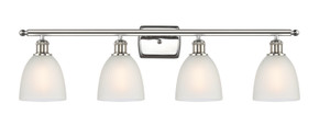 Bathroom Fixtures Four Lights by Innovations ( 405 | 516-4W-PN-G381-LED Ballston ) 