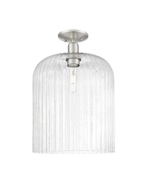 Semi-Flush Mts. Glass Down by Innovations ( 405 | 716-1C-SN-G559-12CL Arcadia ) 